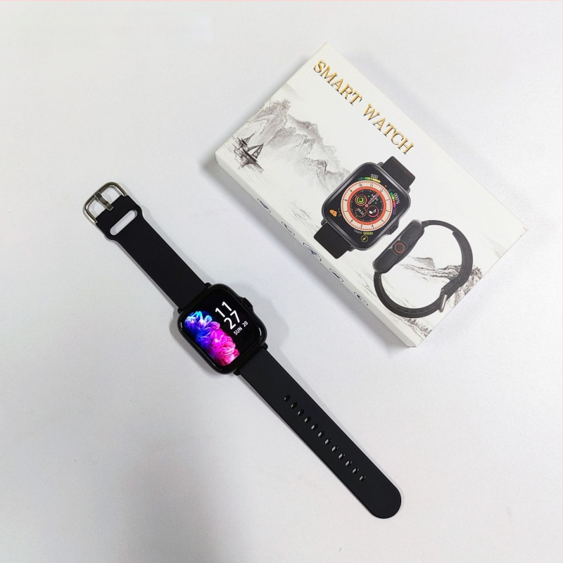 Смарт часовник с Bluetooth повикване и мониторинг на здравето: следене на сърдечен ритъм, кръвно налягане, кислород в кръвта, следене на съня, крачкомер (сърдечен ритъм, кръвно налягане, кислород в кръвта, сън, крачки)