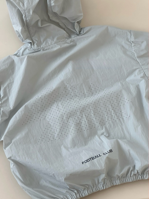 Унисекс детско яке с UV защита, леко дишащо лятно облекло, качулка, изработено от найлон и нейлонова подплата, за деца 7–12 г, лято 2025.