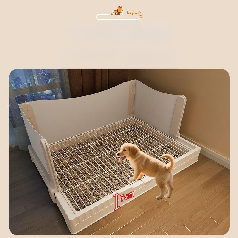 Προστατευτικό κατά των σταγόνων για σκύλους στην τουαλέτα, πλαστική κατασκευή, αυξημένη και βαθύτερη