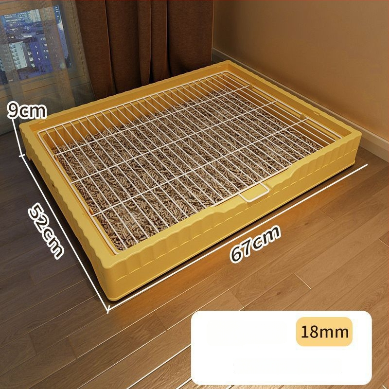 Προστατευτικό κατά των σταγόνων για σκύλους στην τουαλέτα, πλαστική κατασκευή, αυξημένη και βαθύτερη