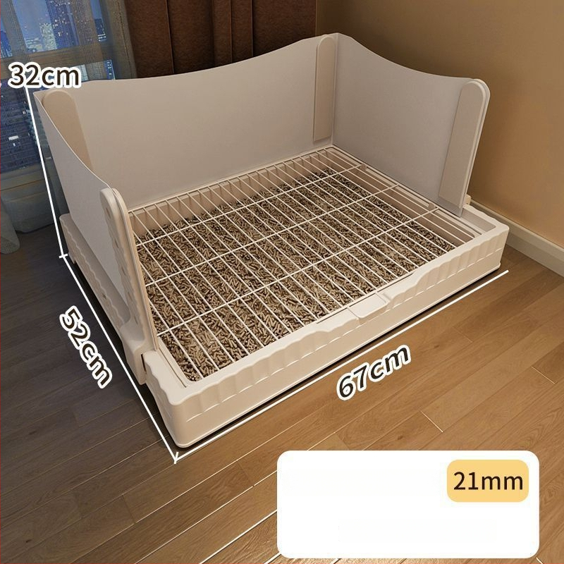 Προστατευτικό κατά των σταγόνων για σκύλους στην τουαλέτα, πλαστική κατασκευή, αυξημένη και βαθύτερη