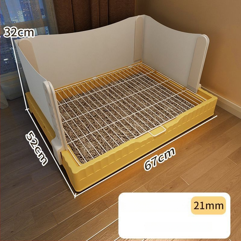 Προστατευτικό κατά των σταγόνων για σκύλους στην τουαλέτα, πλαστική κατασκευή, αυξημένη και βαθύτερη