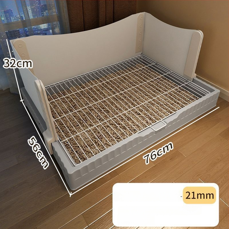 Προστατευτικό κατά των σταγόνων για σκύλους στην τουαλέτα, πλαστική κατασκευή, αυξημένη και βαθύτερη