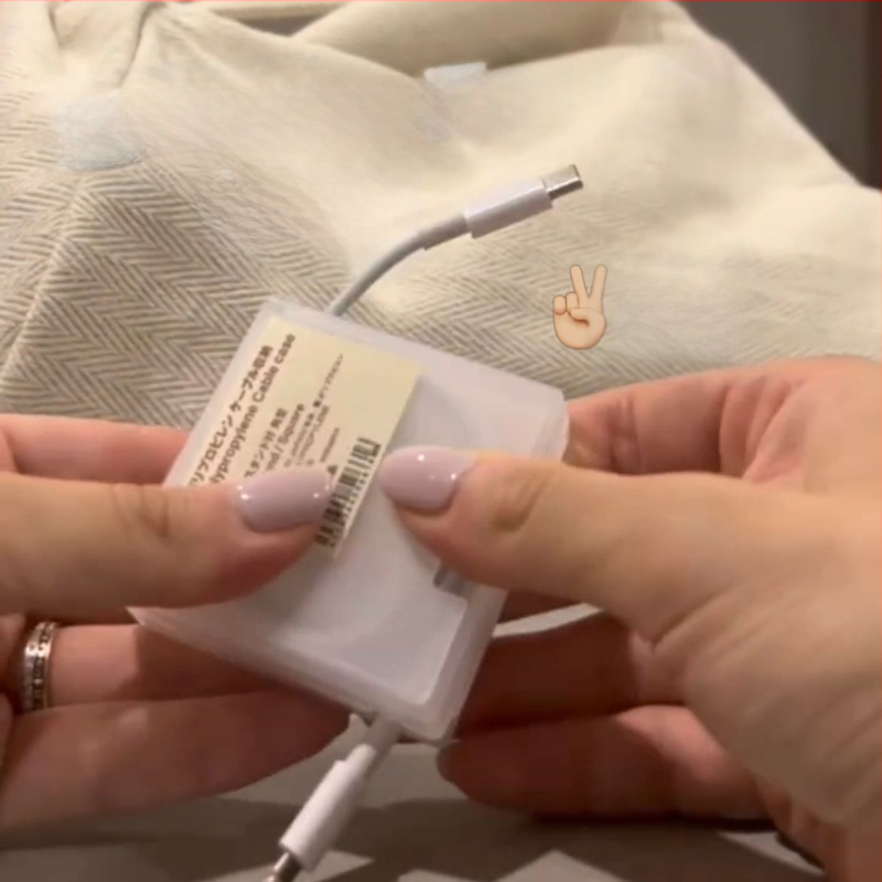 Ръчен навивател за кабели за данни — пластмасов, модел Cdxrxq, марка Friendly