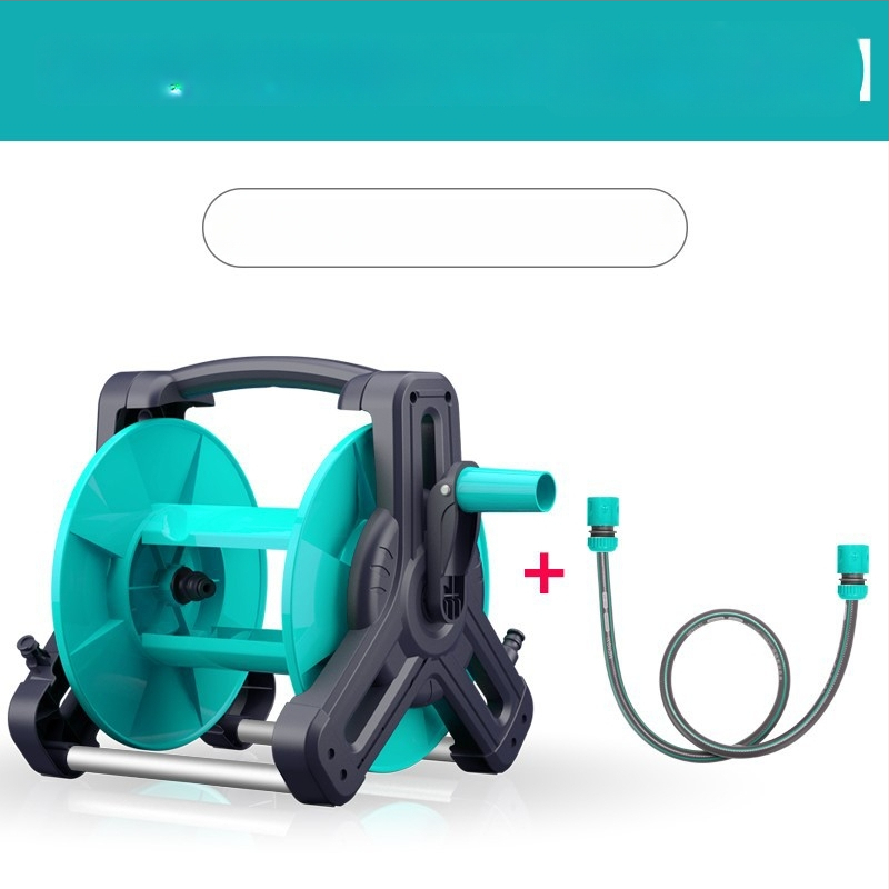 Voolikurull koos pritsimisotsikuga ja hoiustamisega aia kastmiseks - plastmasane pritsimisotsik, veesurve 7, kaal 2.5