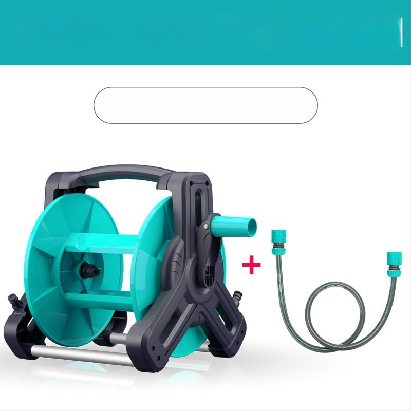 Voolikurull koos pritsimisotsikuga ja hoiustamisega aia kastmiseks - plastmasane pritsimisotsik, veesurve 7, kaal 2.5