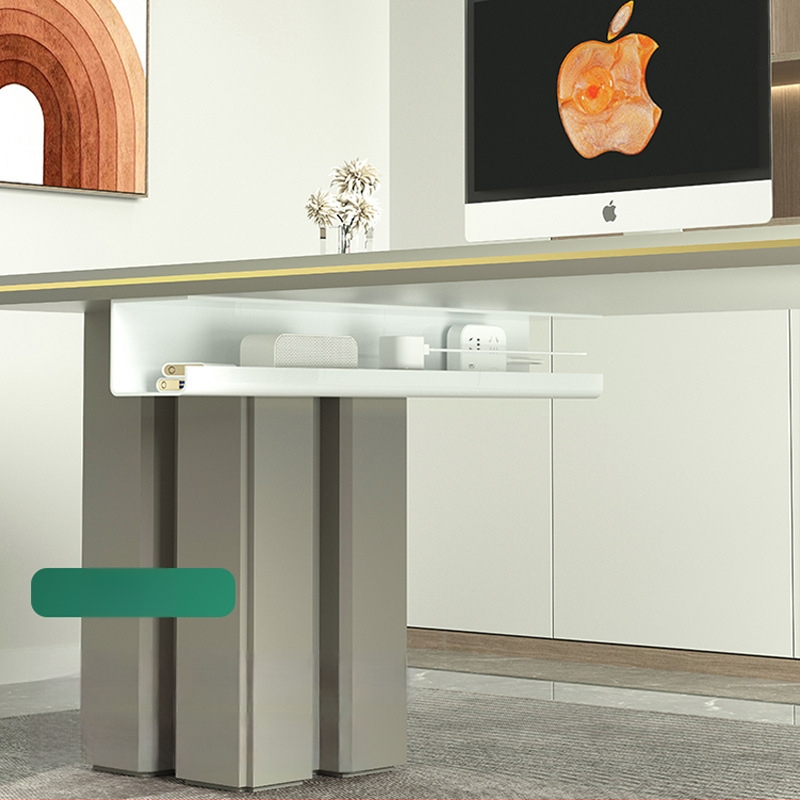 Държач за кабели под масата – PVC, прост стил навиване, за органайзер за кабели. EVERTE; Модел: Държач за кабели под масата