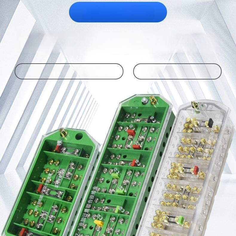 FJ6/DFY1 Puhas vaskkaabli ühenduskarp energiamõõtmise ja integreeritud terminalblokkiga