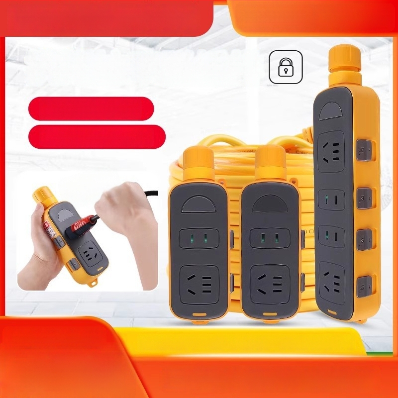 Juhtmestiku pesa lukustusega, puhas vask kontaktid, 10A, 100-250V, 2500W, Riiklik Standard