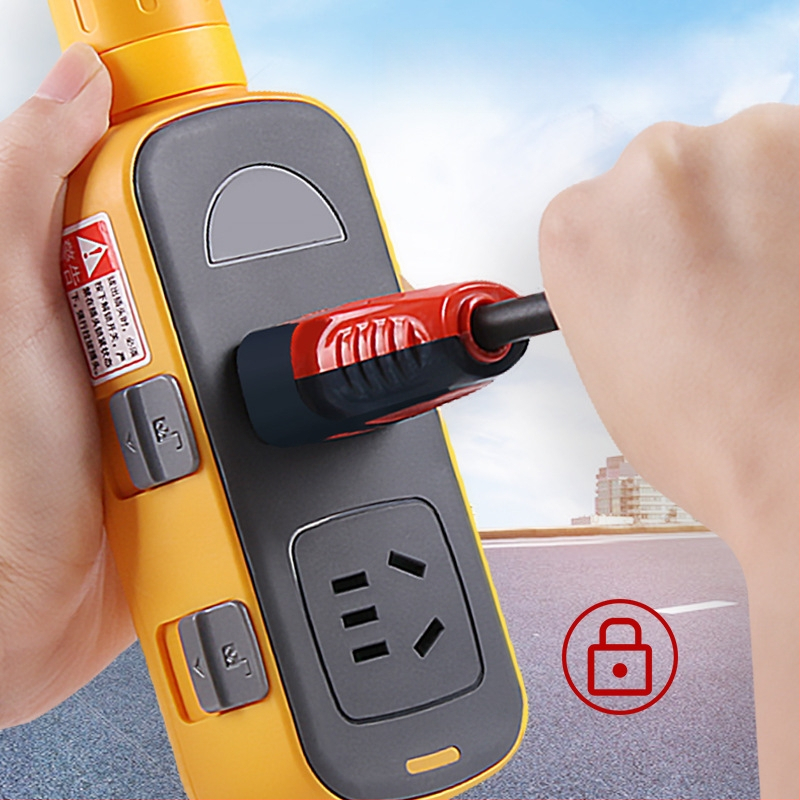 Juhtmestiku pesa lukustusega, puhas vask kontaktid, 10A, 100-250V, 2500W, Riiklik Standard