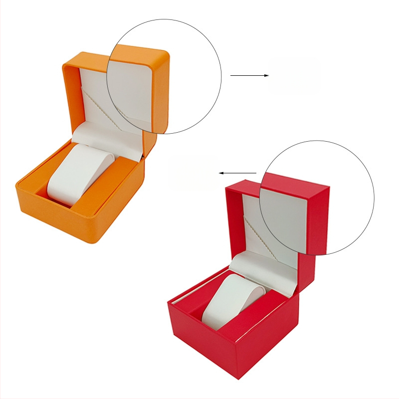 Кръгла PU кутия за часовник – персонализирана, ситопечат, PU кожа, подаръчна опаковка, универсална опаковка