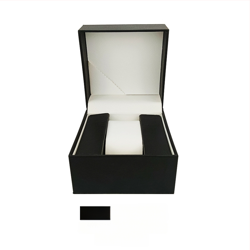 Кръгла PU кутия за часовник – персонализирана, ситопечат, PU кожа, подаръчна опаковка, универсална опаковка