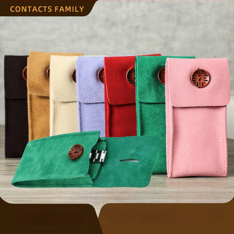 Чанта за часовник от естествена телешка кожа, портативна за механични часовници; печат на лого, персонализиране на обработката и лицензирана частна марка