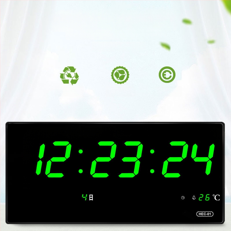 Настолен часовник с вечен календар и BeiDou GPS, Wi‑Fi автоматично синхронизиране на време, LED цифров календар, тих режим, стъклен корпус