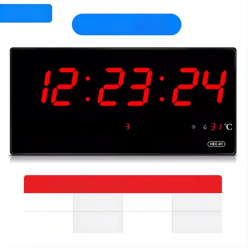 Настолен часовник с вечен календар и BeiDou GPS, Wi‑Fi автоматично синхронизиране на време, LED цифров календар, тих режим, стъклен корпус