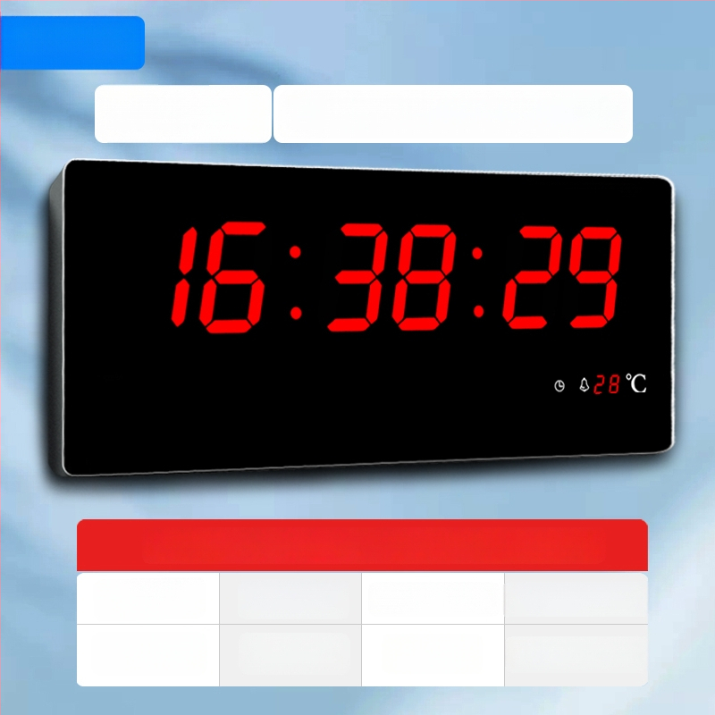 Настолен часовник с вечен календар и BeiDou GPS, Wi‑Fi автоматично синхронизиране на време, LED цифров календар, тих режим, стъклен корпус