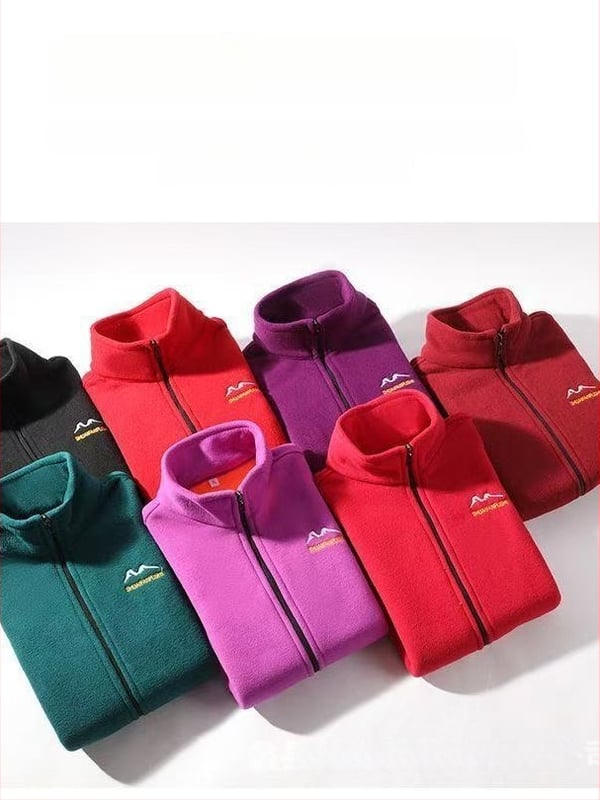 Ženski kardigan od polar fleece za jesen-zimu, debeli flis, udobna široka veličina
