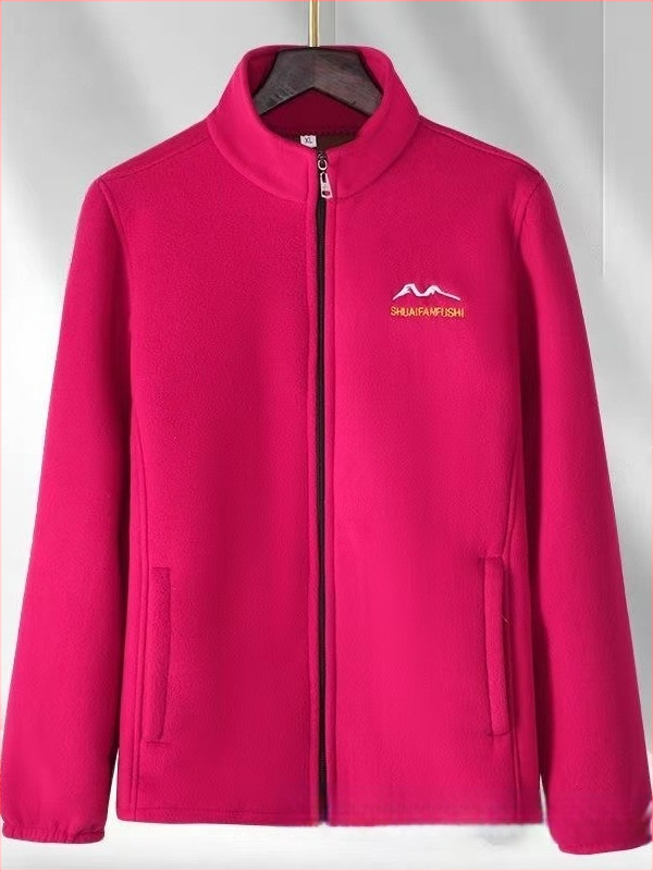 Ženski kardigan od polar fleece za jesen-zimu, debeli flis, udobna široka veličina