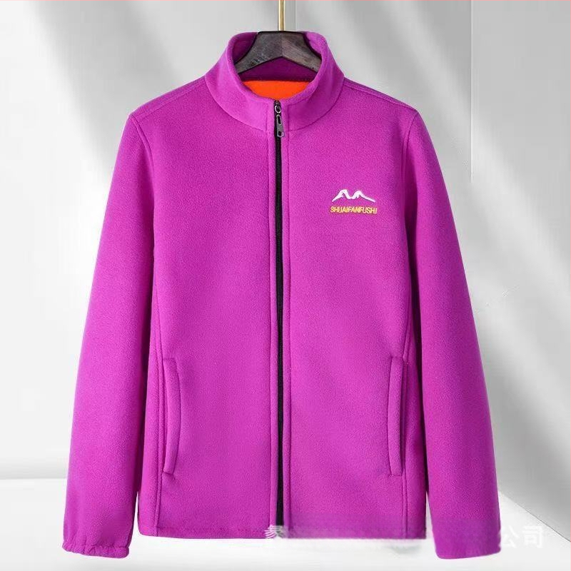 Ženski kardigan od polar fleece za jesen-zimu, debeli flis, udobna široka veličina