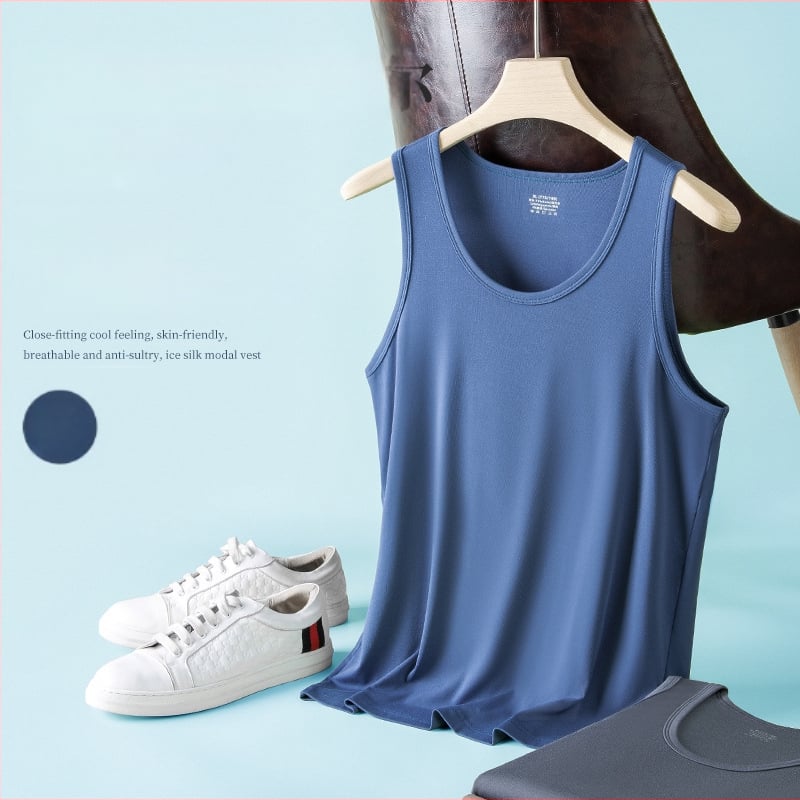 Meeste sansärk Ice Silk Modal — õhuke kangas, sportimiseks