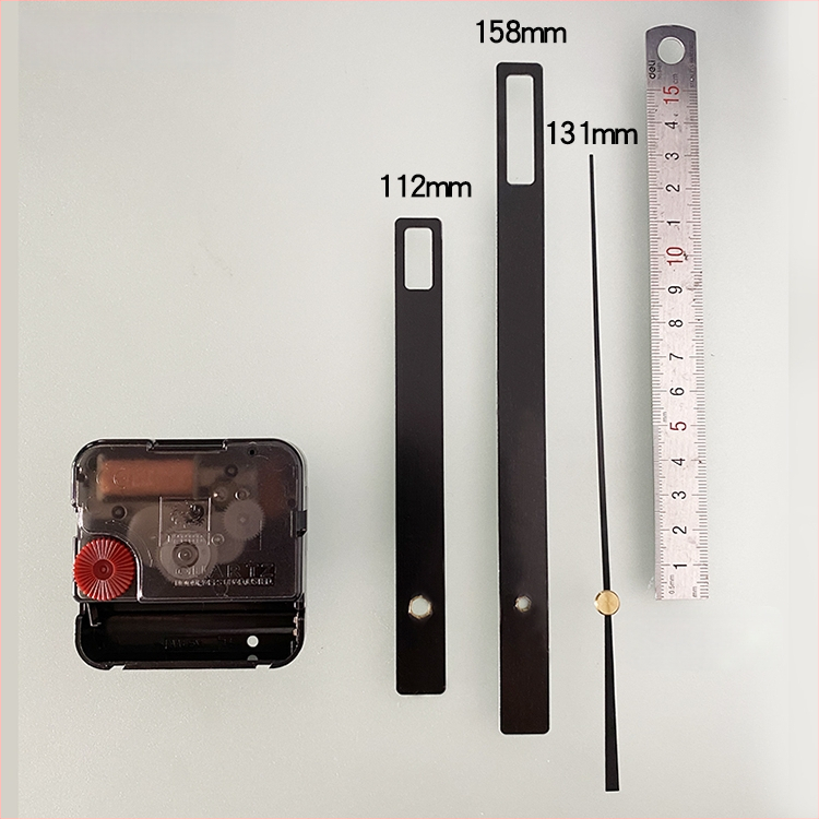 Кварцов часовников механизъм със плавно движение на секундите, метален корпус, прост и модерен стил, произход Китай (континентален)