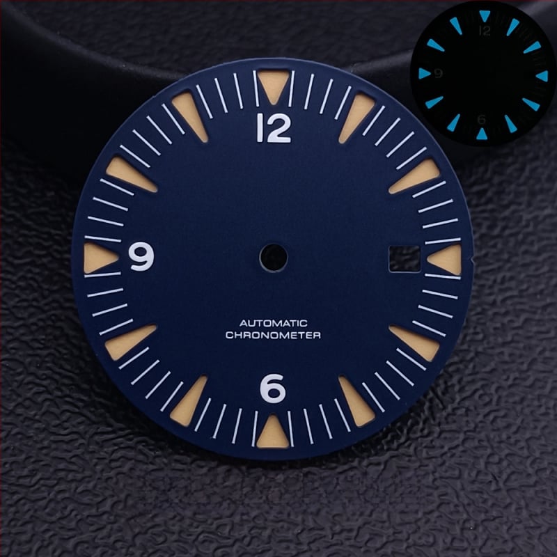 Модификация на часовник: корпус от неръждаема стомана в стил Seamaster за механичен ход 8215, ширина на ушите 20 мм