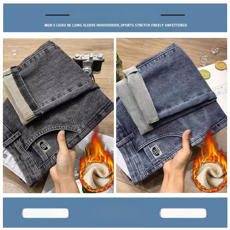 Vyriski džinsai – Tapered kirpimas, vidutinio aukščio juosmuo, džinsinis audinys su elastanu, Tucano/Woodpecker