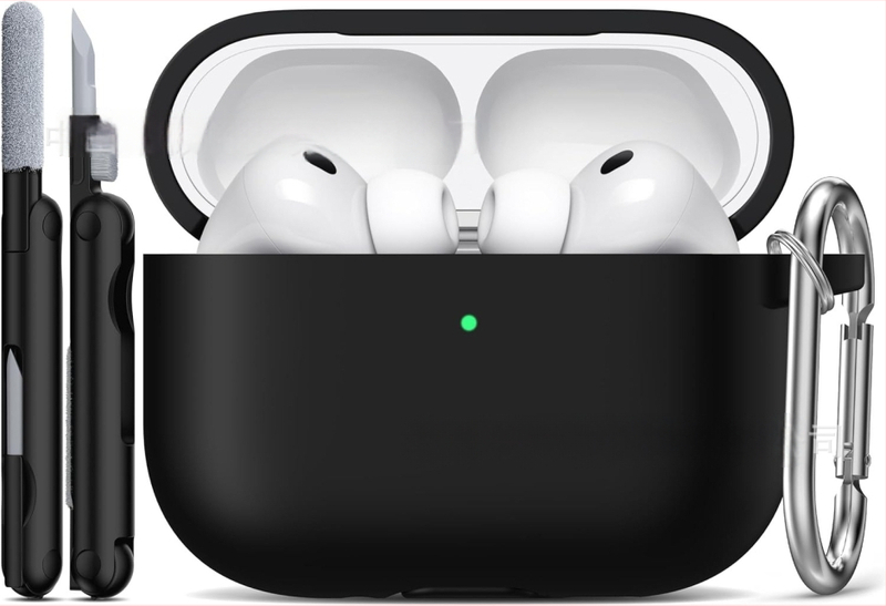 Carcasă din silicon pentru AirPods Pro 3, protecție, turnare prin injecție, compatibilă cu AirPods Pro 3