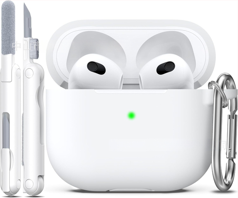 Carcasă din silicon pentru AirPods Pro 3, protecție, turnare prin injecție, compatibilă cu AirPods Pro 3