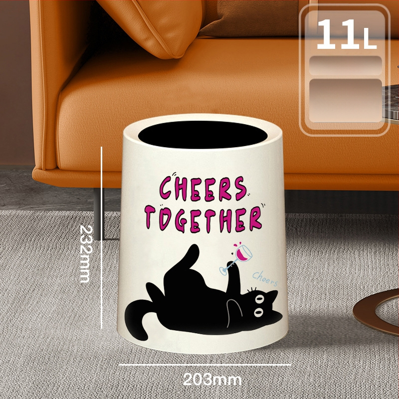 Κάδος απορριμμάτων με καπάκι και ρόδες, πλαστικός, χωρητικότητα 10 λίτρων, οικιακή χρήση