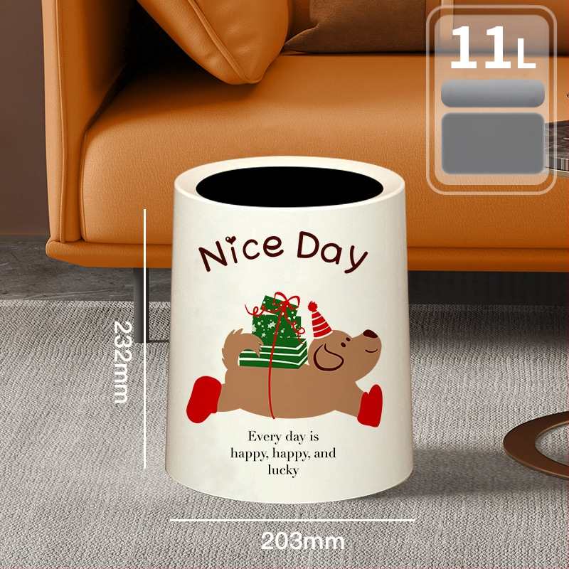 Κάδος απορριμμάτων με καπάκι και ρόδες, πλαστικός, χωρητικότητα 10 λίτρων, οικιακή χρήση