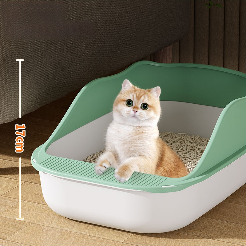 Κουτί άμμου γάτας με ημικλειστό σχέδιο, υλικό PP, Rainbow μάρκα