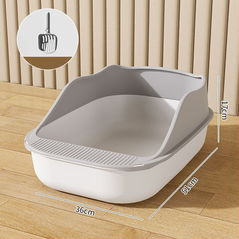 Κουτί άμμου γάτας με ημικλειστό σχέδιο, υλικό PP, Rainbow μάρκα