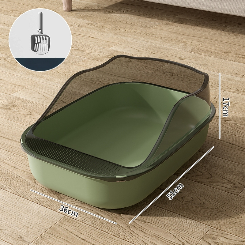 Κουτί άμμου γάτας με ημικλειστό σχέδιο, υλικό PP, Rainbow μάρκα