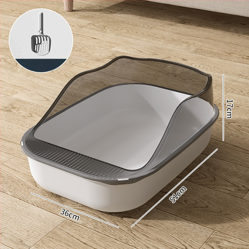 Κουτί άμμου γάτας με ημικλειστό σχέδιο, υλικό PP, Rainbow μάρκα