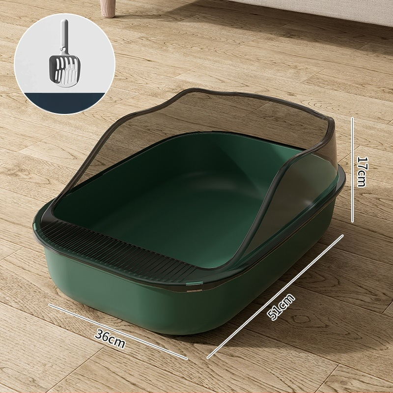 Κουτί άμμου γάτας με ημικλειστό σχέδιο, υλικό PP, Rainbow μάρκα