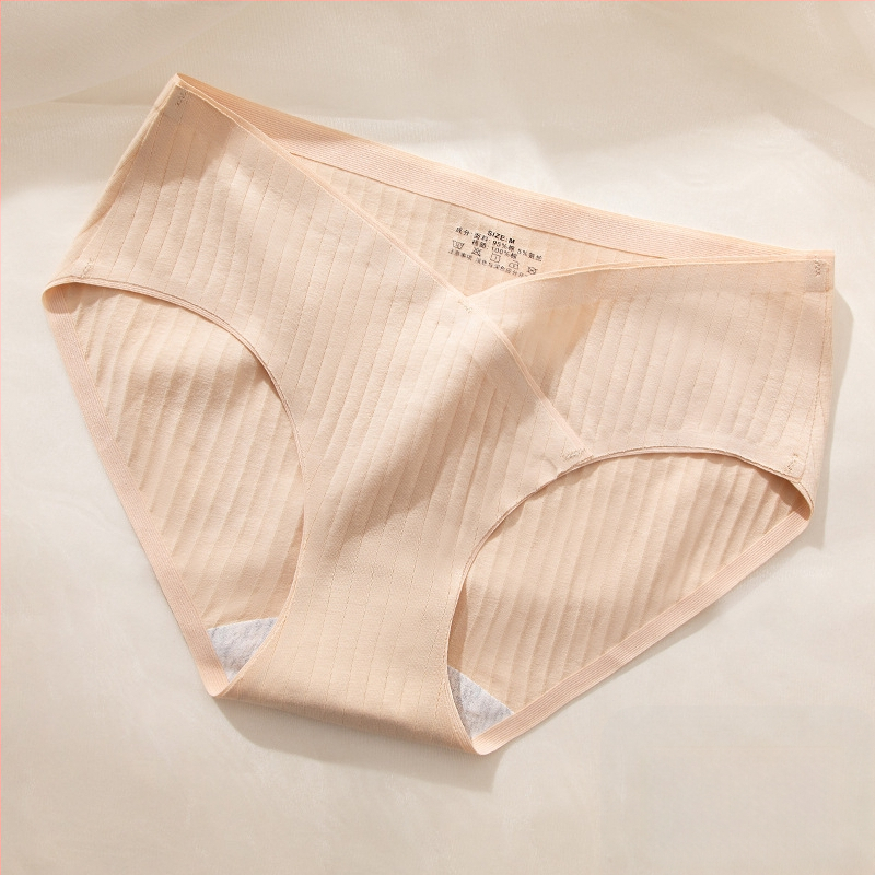 Monroe Kokvilnas grūtnieču biksītes ar vidējo jostas līmeni, vēdera atbalsts, elpojošas, 100% kokvilnas oderes