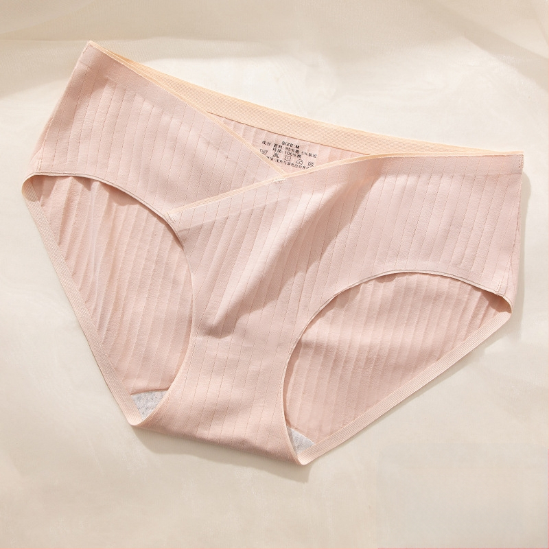 Monroe Kokvilnas grūtnieču biksītes ar vidējo jostas līmeni, vēdera atbalsts, elpojošas, 100% kokvilnas oderes