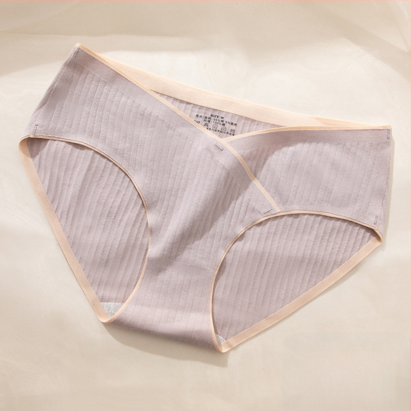 Monroe Kokvilnas grūtnieču biksītes ar vidējo jostas līmeni, vēdera atbalsts, elpojošas, 100% kokvilnas oderes