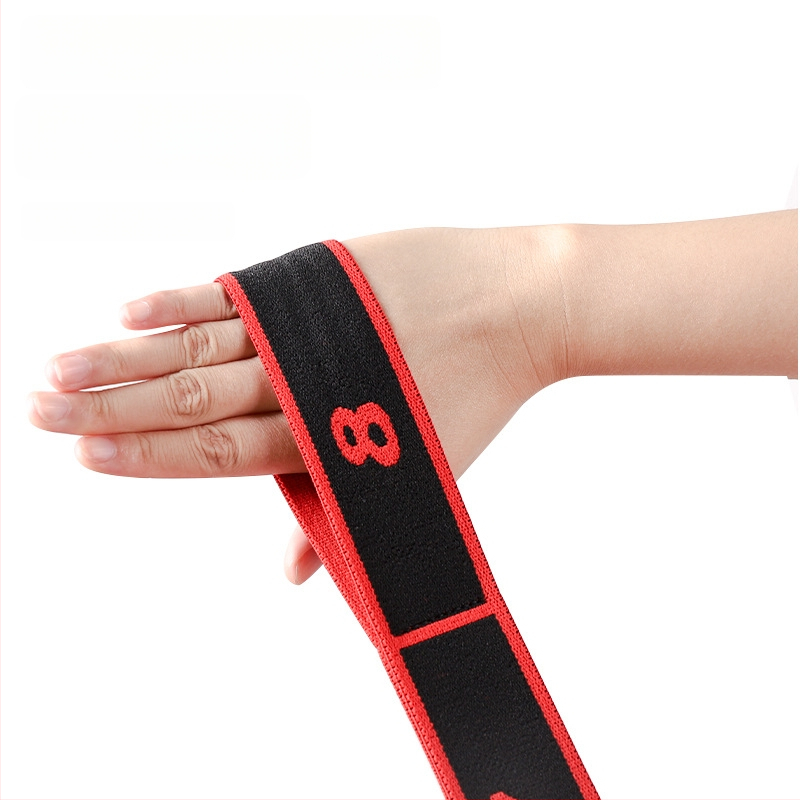 Λωρίδα διάτασης γιόγκα Three Brahma – πολυεστέρας, λωρίδα διάτασης για τρέξιμο και γυμναστική, βοηθητικό εξάρτημα γιόγκα