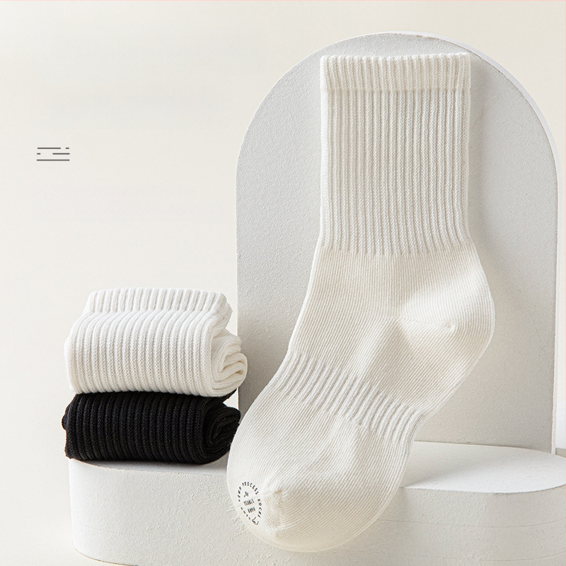 Vaikų antibakterinės kojinės vidutinės ilgos, unisex, kvėpuojančios, 78% medvilnė, pavasario ir rudens sezonams