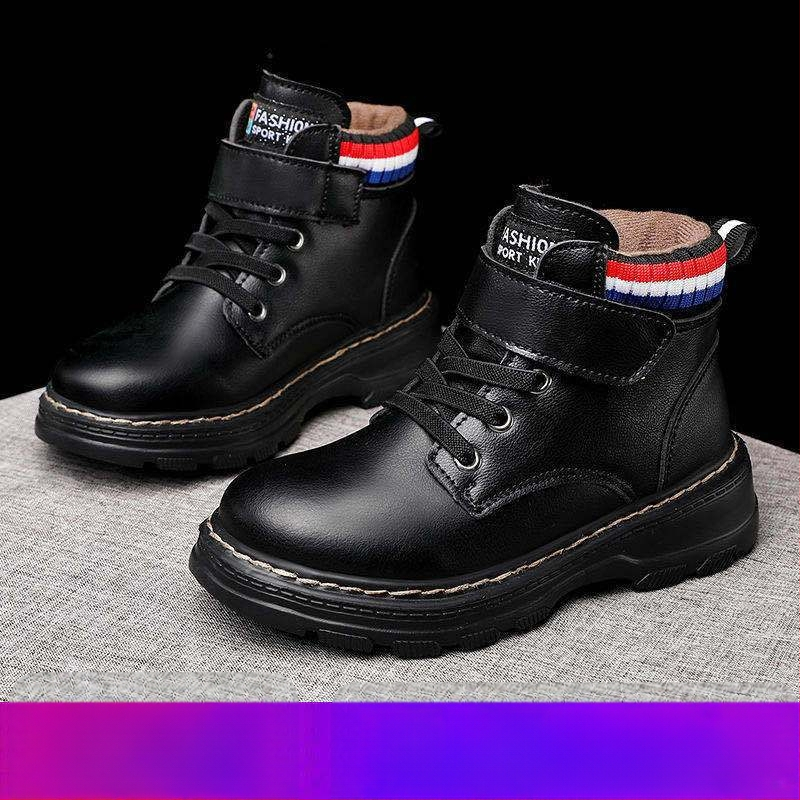 Ghete Martin pentru băieți, încălțăminte de iarnă cu căptușeală fleece, partea superioară microfibră, talpă EVA, pentru copii 1-3 ani