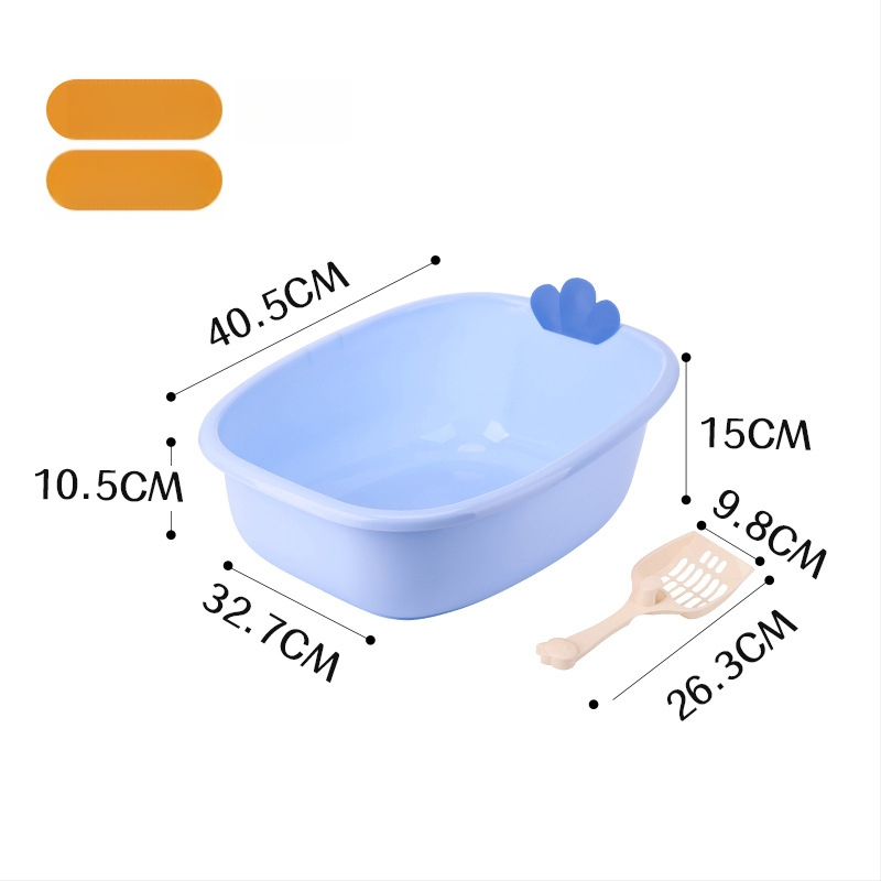 Harry márkás macskaalomtál, nyitott tetejű, négyszögletes, PP-anyag