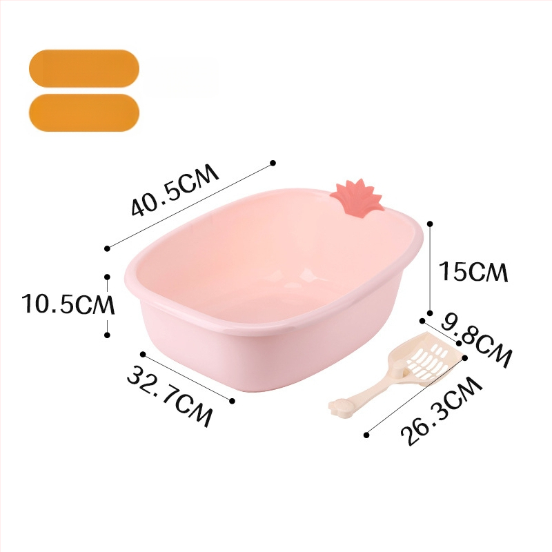 Harry márkás macskaalomtál, nyitott tetejű, négyszögletes, PP-anyag