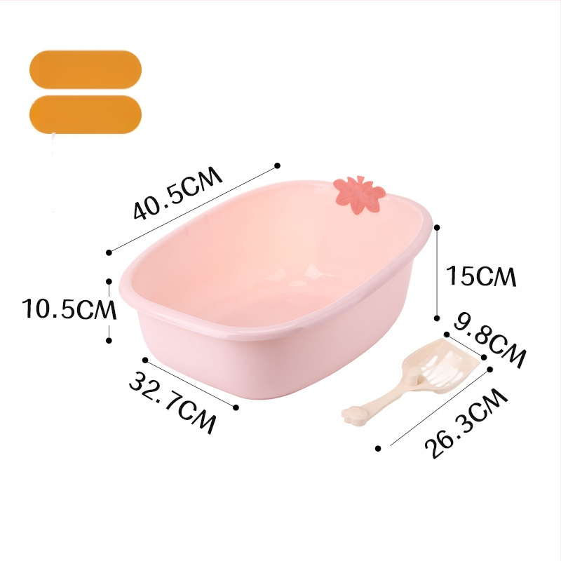 Harry márkás macskaalomtál, nyitott tetejű, négyszögletes, PP-anyag