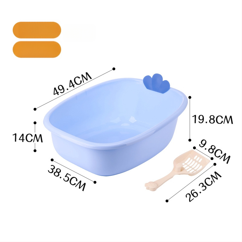 Harry márkás macskaalomtál, nyitott tetejű, négyszögletes, PP-anyag