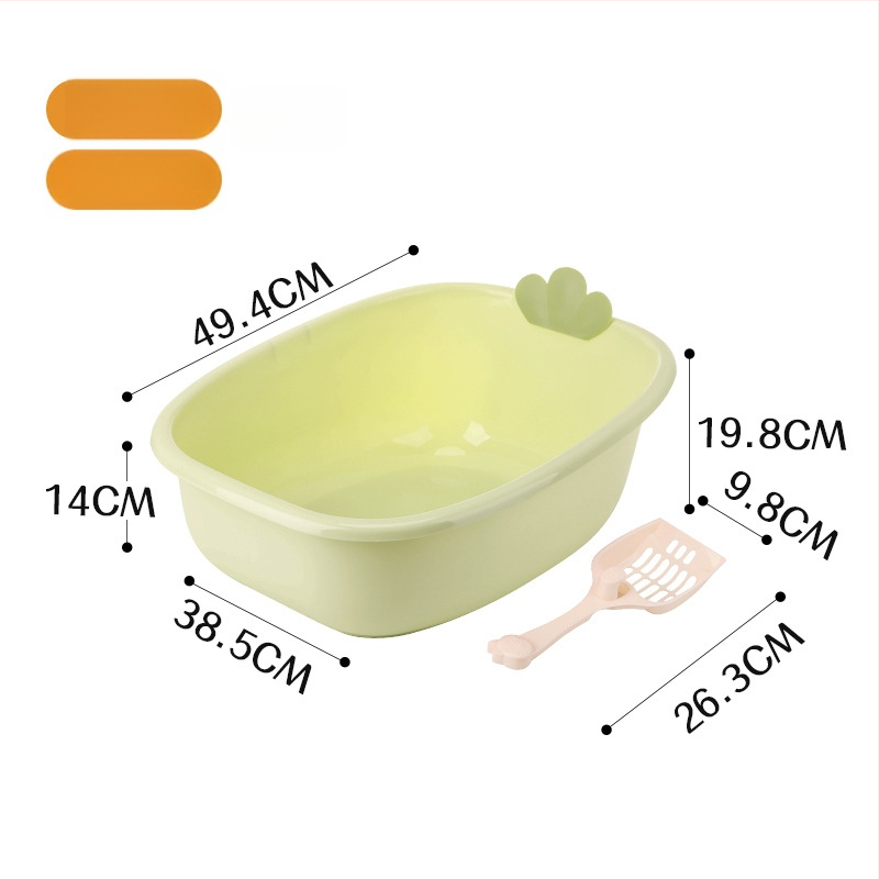 Harry márkás macskaalomtál, nyitott tetejű, négyszögletes, PP-anyag