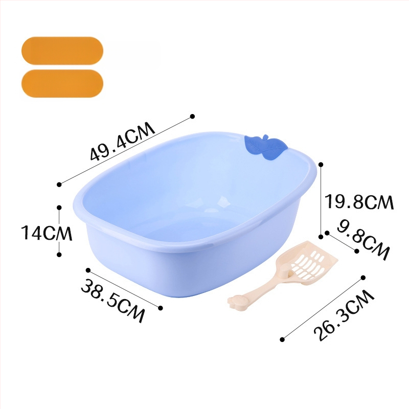 Harry márkás macskaalomtál, nyitott tetejű, négyszögletes, PP-anyag