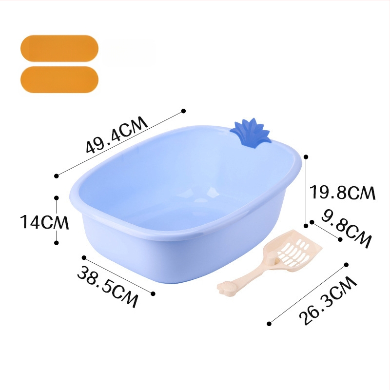 Harry márkás macskaalomtál, nyitott tetejű, négyszögletes, PP-anyag