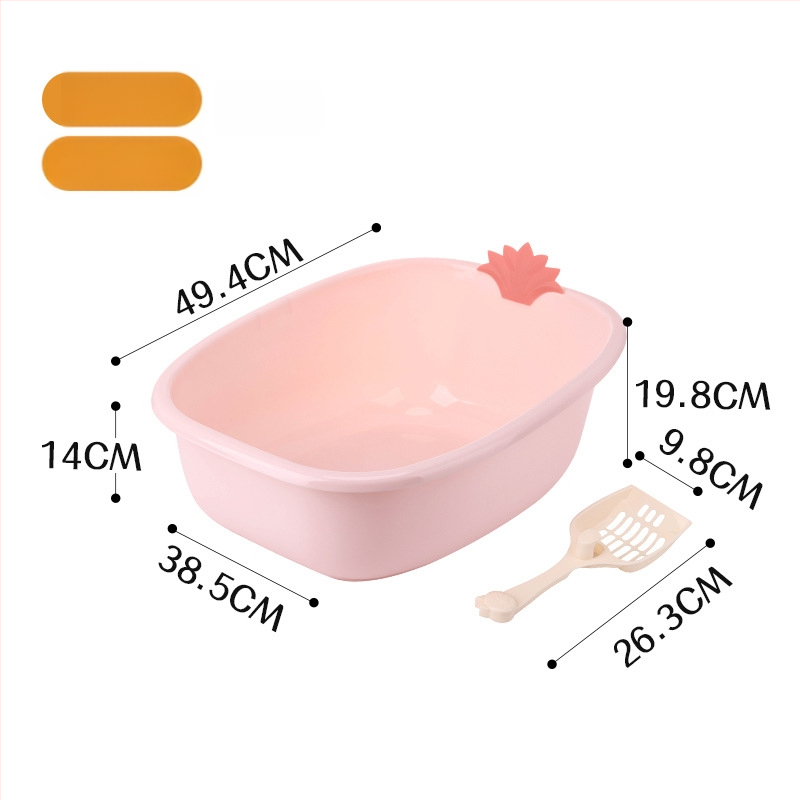 Harry márkás macskaalomtál, nyitott tetejű, négyszögletes, PP-anyag